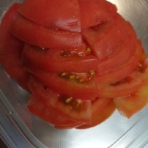 硬いトマトの美味しい食べ方♪